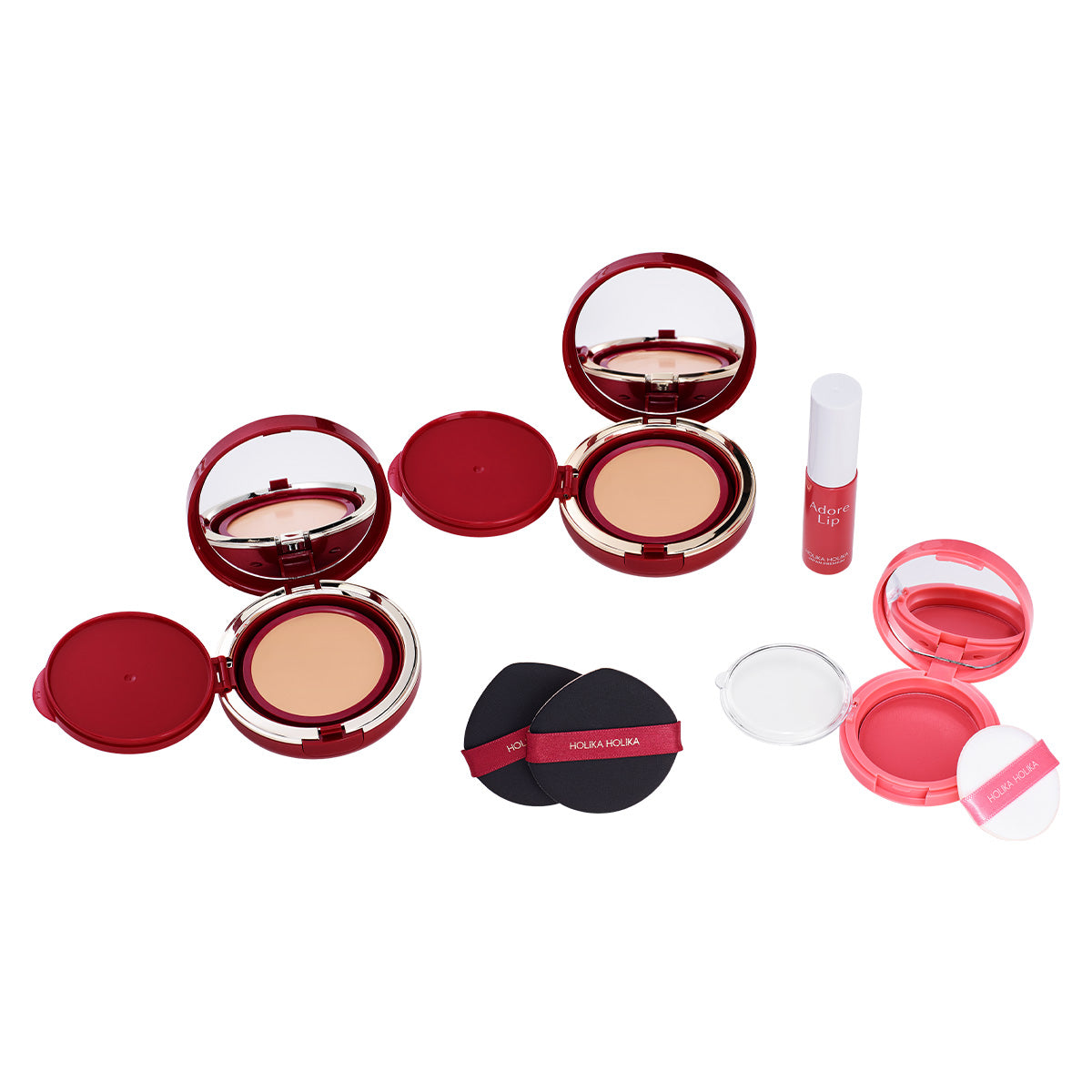 ホリカホリカエッセンスBBWデーショングロウ 2個特別セット チーク&リップ付き